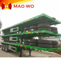 New Price 4 Axle 12m Flatbed Semi Trailer